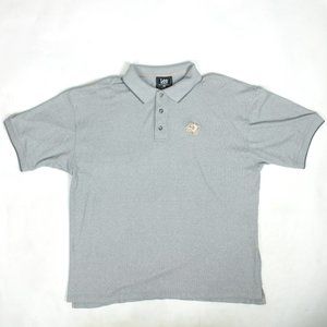 VTG Buffalo Sabres Goat Head NHL Apparel Lee Sport Polo Grey Unisex Size XL